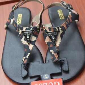 Guess women's leopard shoes sandals size 7